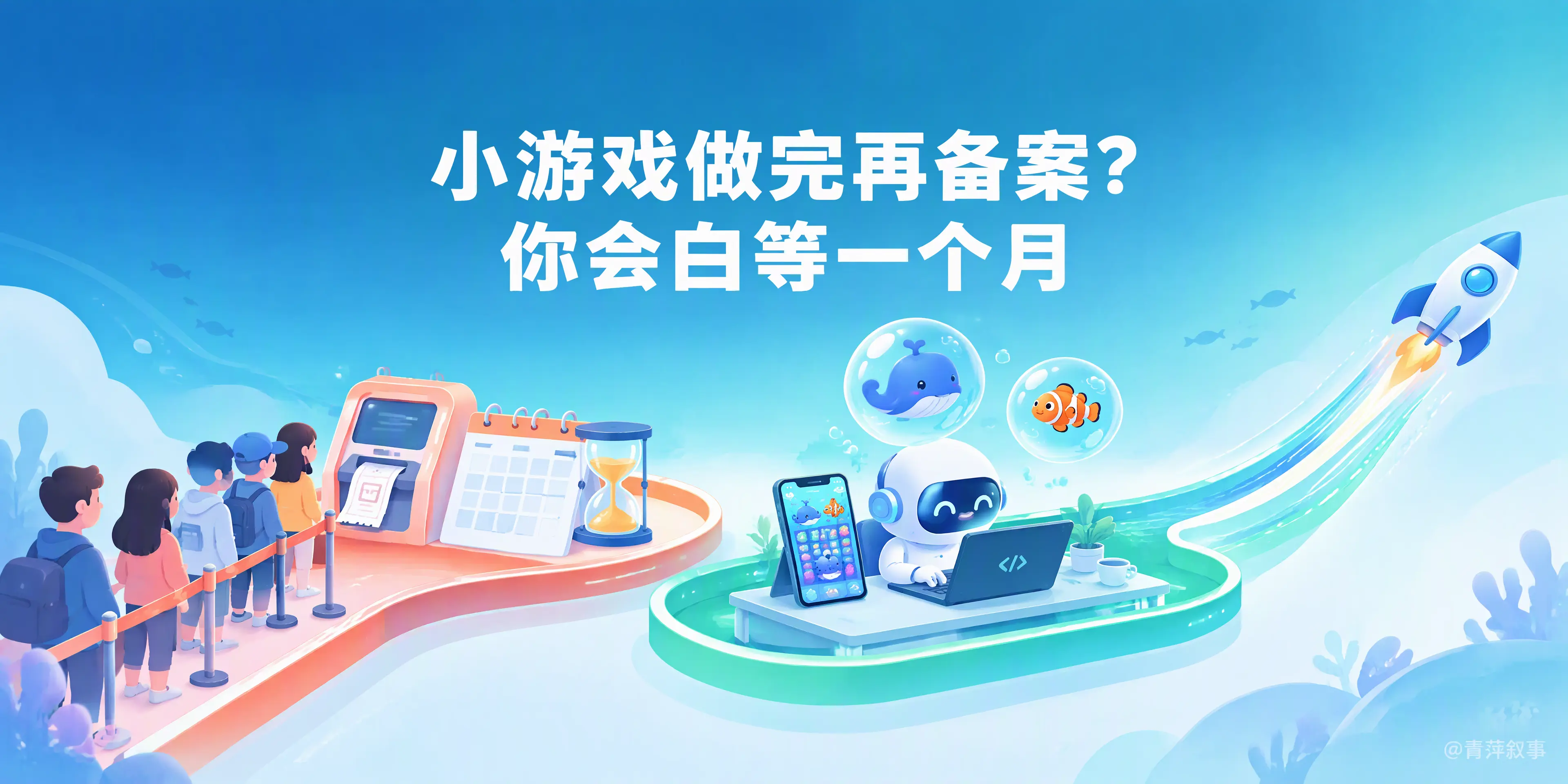 小游戏做完再备案?你会白等一个月