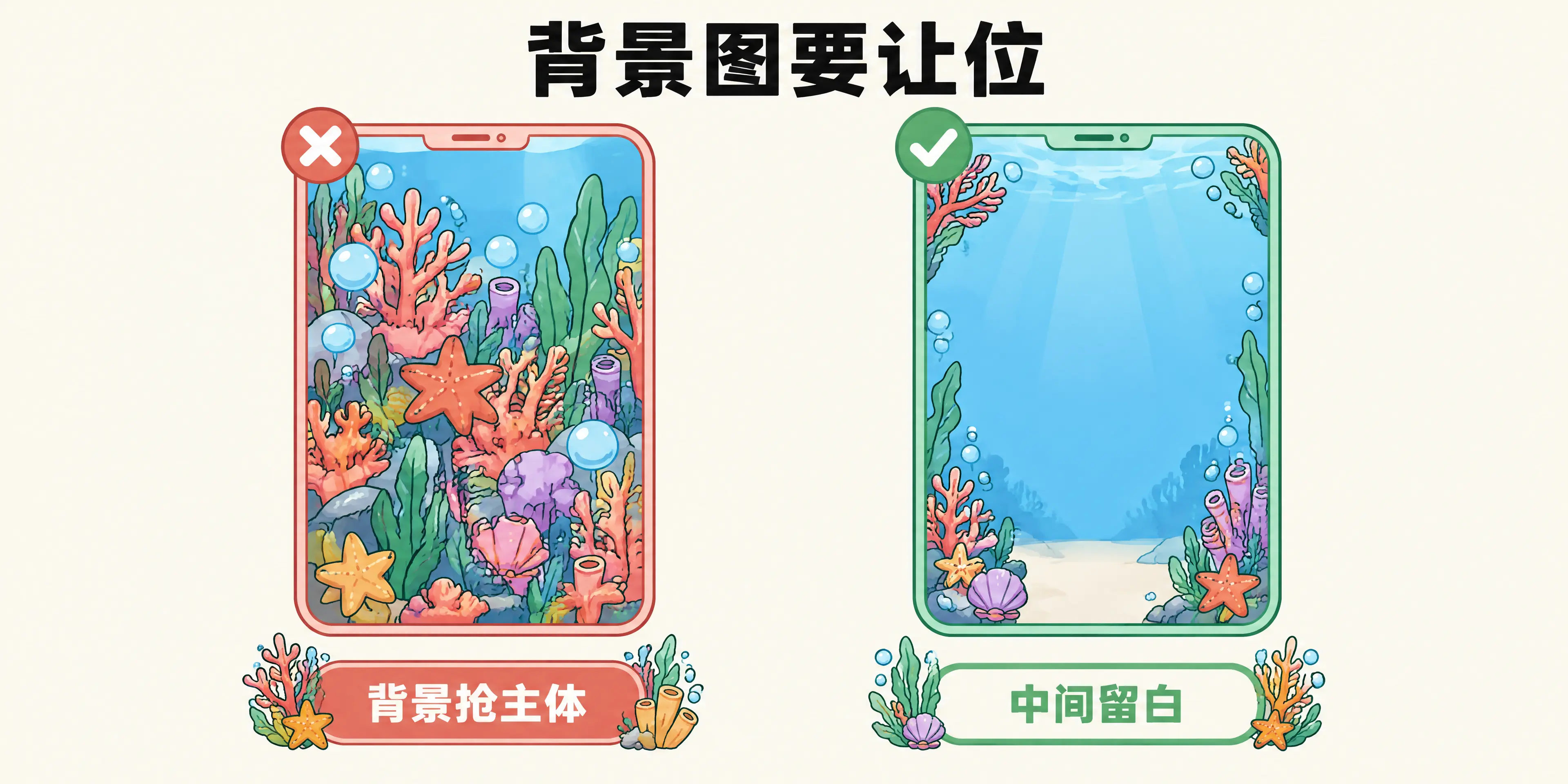 背景图要让位