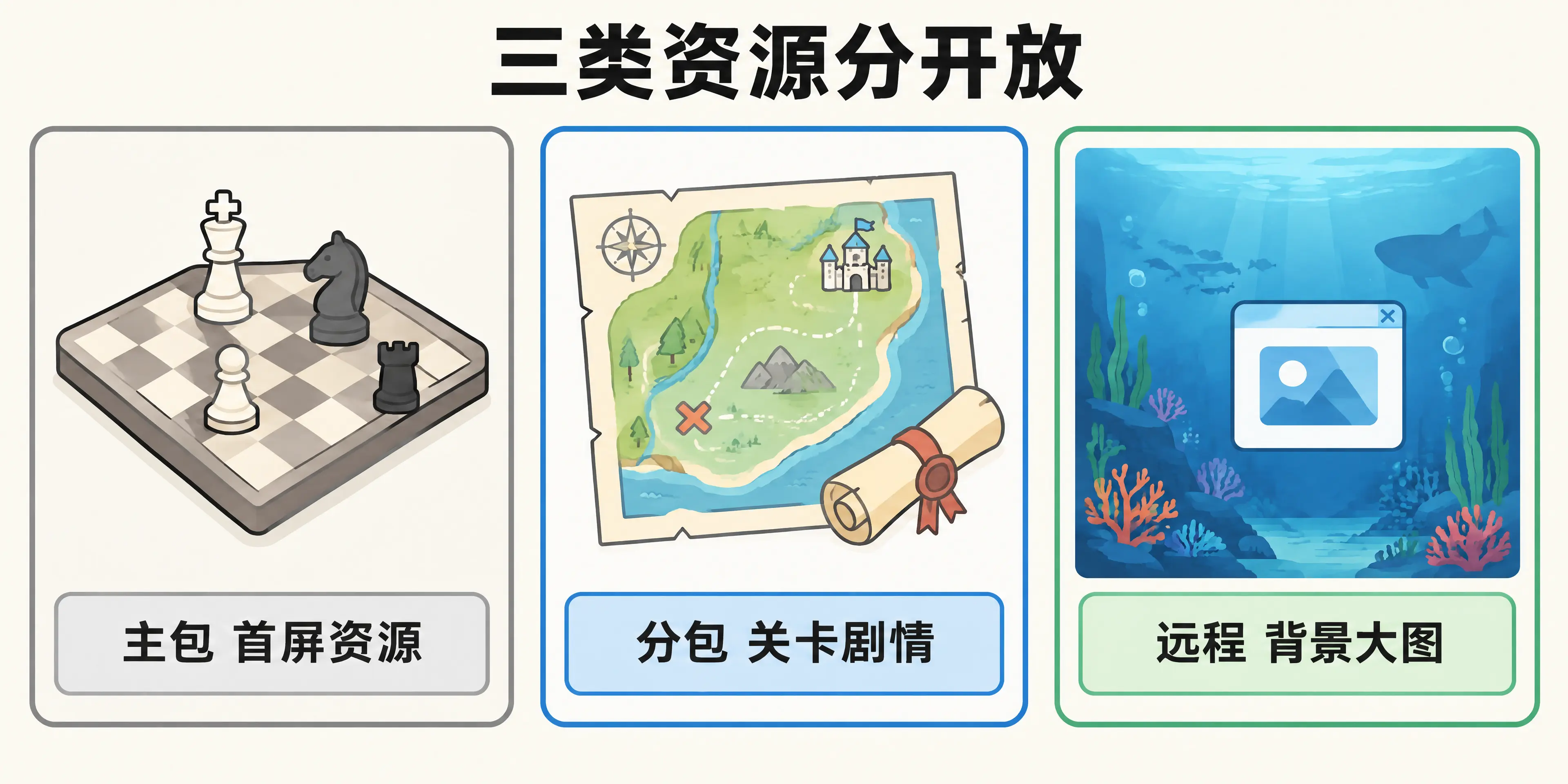 三类资源的分工